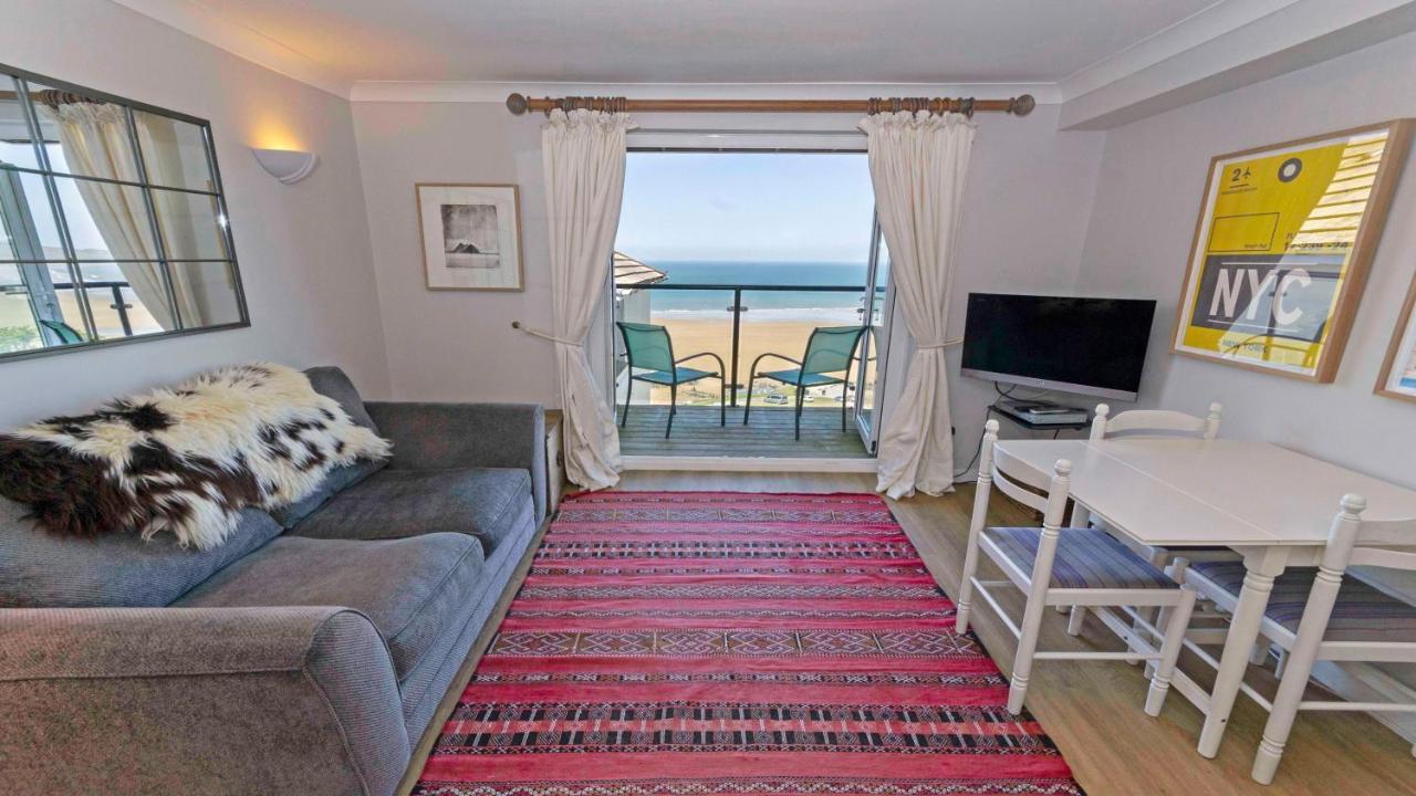 Clifton Court Apt 23 With Seaviews & Heated Pool Leilighet Croyde Eksteriør bilde